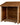 Wooden Log Store - 0.63m³ Capacity Outdoor Firewood Storage with Slanted Roof, Ideal for Small Spaces