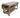 Wooden MDF Top Workbench With Extendable Working Surface with Double Shelf and Wheels