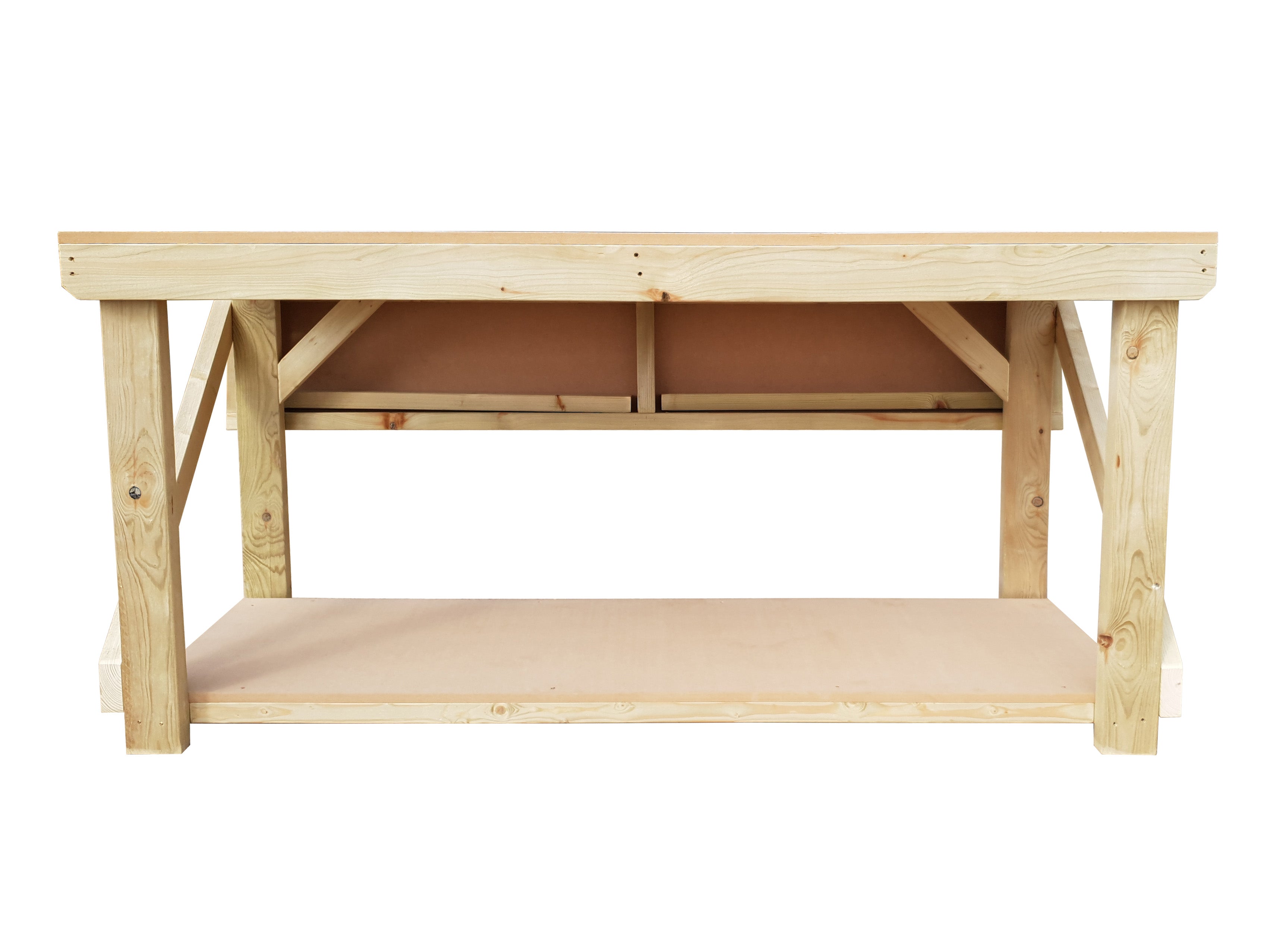 MDF Top Extendable Workbench | Sturdy Wooden Design – Arbor Garden ...