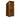 Wooden Log Store with Door and Shelf W-79cm, H-126cm or 180cm, D-88cm - Brown Finish