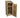 Wooden Log Store with Door and Shelf W-79cm, H-126cm or 180cm, D-88cm