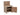 Wooden eucalyptus Top Workbench (V.9) - Sturdy Workstation with Lockable Cupboards, Double Shelves and Back Panel, Ideal for Garages, Workshops and Studios