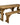 Yews Rounded Space-Saving Picnic Table and Benches Set – Rustic Finish Wooden Outdoor Dining Set for Gardens and Patios
