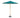 Bali Hunter Green Wooden Parasol 2.85m