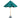 Bali Hunter Green Wooden Parasol 2.85m