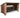 Wooden Outdoor Shoe/Log Storage W-119cm, H-66cm, D-54cm - Brown Finish