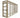 Catio Alleyway Enclosure (3-Sided Lean-to) Slim Outdoor House 3.7m x 1m (12 x 3ft)