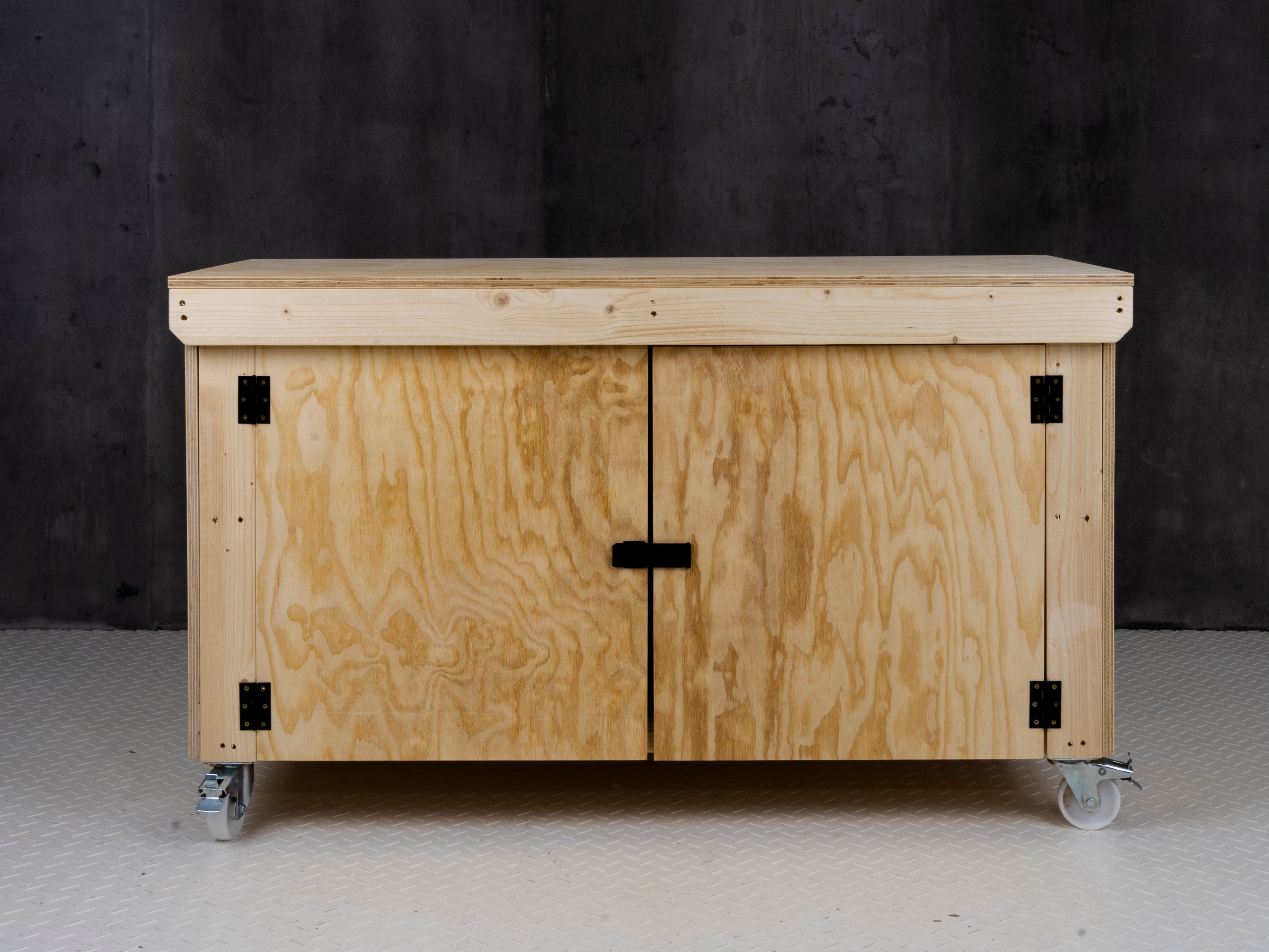 Customizable Heavy Duty Wooden Workbench with Drawers | Easy Assembly ...