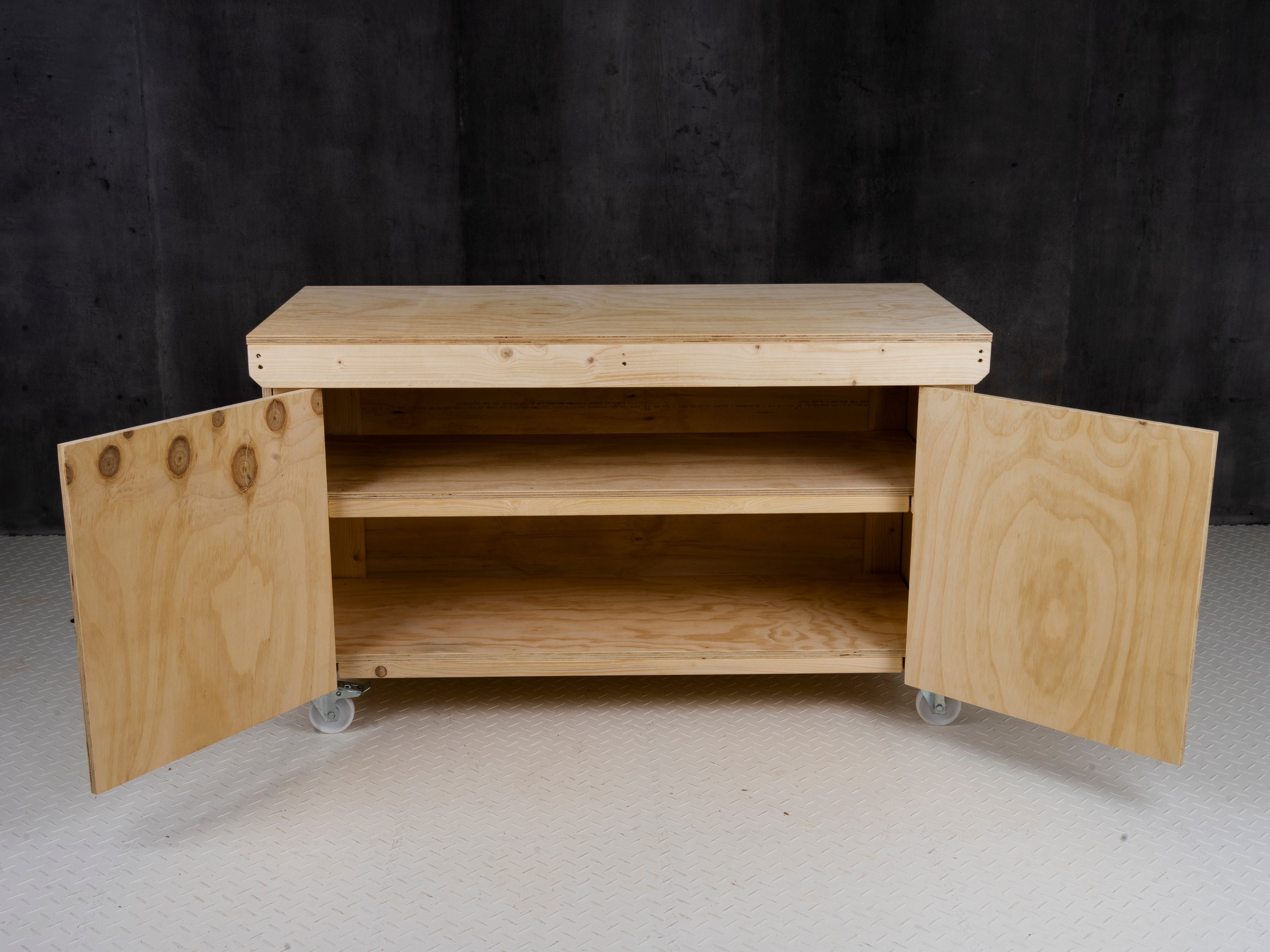 Customizable Heavy Duty Wooden Workbench with Drawers | Easy Assembly ...