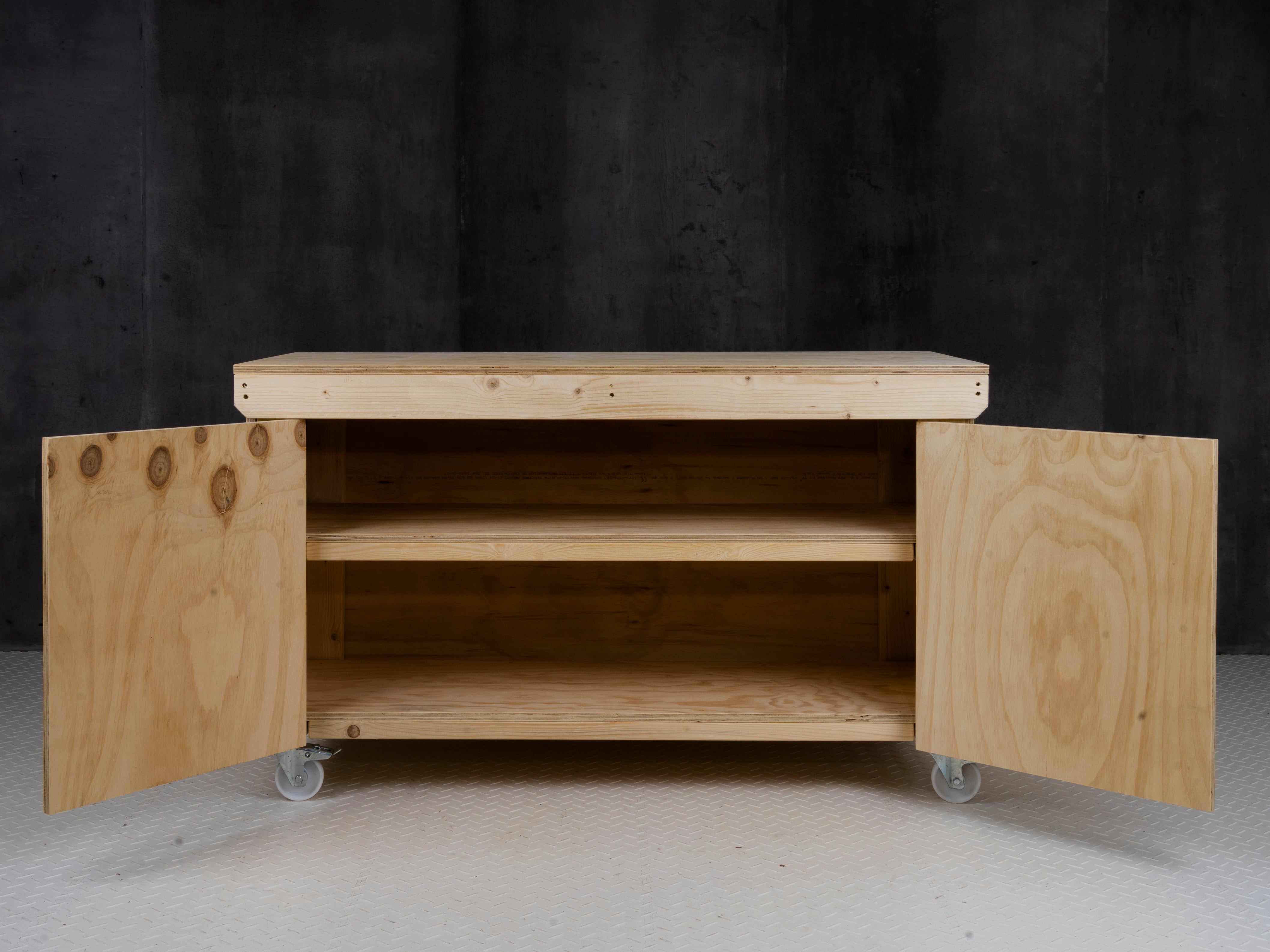 Customizable Heavy Duty Wooden Workbench with Drawers | Easy Assembly ...