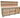 Wooden Eucalyptus hardwood top workbench, cabinet with lockable cupboard (V.3) with back