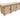 Eucalyptus top workbench with drawers and double lockable cupboard (V.8) with double shelf