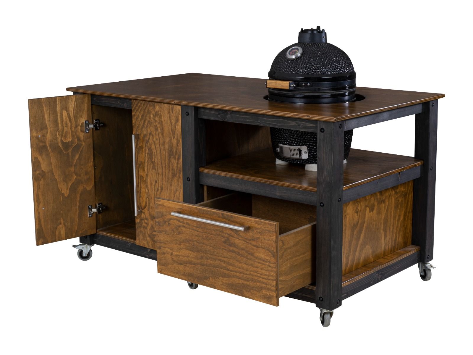 Table Mate Griddle Chef's Mate BBQ Grill Table – Perfect for All Kamado Cookers – Arbor ...