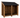 Wooden Log Store With Felt Roof W-146cm, H-126cm or 180cm, D-88cm - Brown Finish