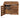 Slatted Wooden Log Store with Door and Shelf W-146cm, H-126cm or 180cm, D-88cm - Brown Finish