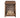 Slatted Wooden Log Store  W-119cm, H-126cm or 180cm, D-88cm - Brown Finish