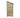 Slatted wooden log store W-79cm, H-126cm or 180cm, D-88cm