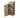 Slatted Wooden Log Store With Door and Shelf W-79cm, H-126cm or 180cm, D-88cm