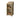 Slatted Wooden Log Store With Shelf W-79cm, H-126cm or 180cm, D-88cm