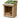 GreenTop Wooden Log Store with Living Planter Green Roof – 108cm Wide