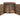 Slatted Wooden Log Store with Doors W-187cm, H-126cm or 180cm, D-88cm - Brown Finish