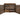 Slatted Wooden Log Store with Doors and Shelf W-227cm, H-126cm or 180cm, D-88cm - Brown Finish