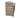 Slatted Wooden Log Store W-187cm, H-126cm or 180cm, D-88cm