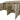 Slatted Wooden Log Store with Doors W-335cm, H-126cm or 180cm, D-88cm