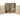 Slatted Wooden Log Store with Doors W-187cm, H-126cm or 180cm, D-88cm