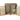 Slatted Wooden Log Store with Doors W-187cm, H-126cm or 180cm, D-88cm
