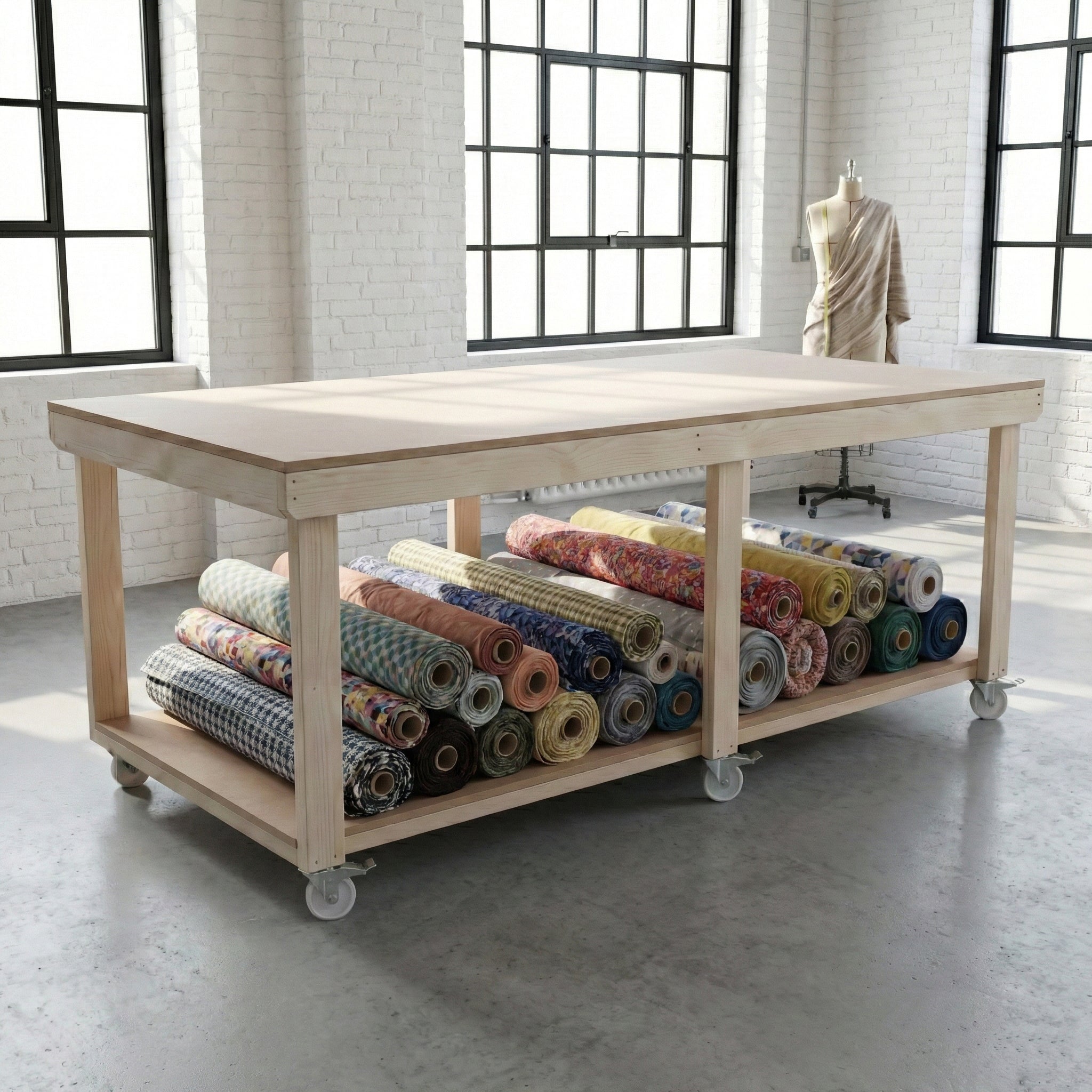 Textile Mdf 4ft Depth Wooden MDF Top Workbench | Perfect for Projects – Arbor ...