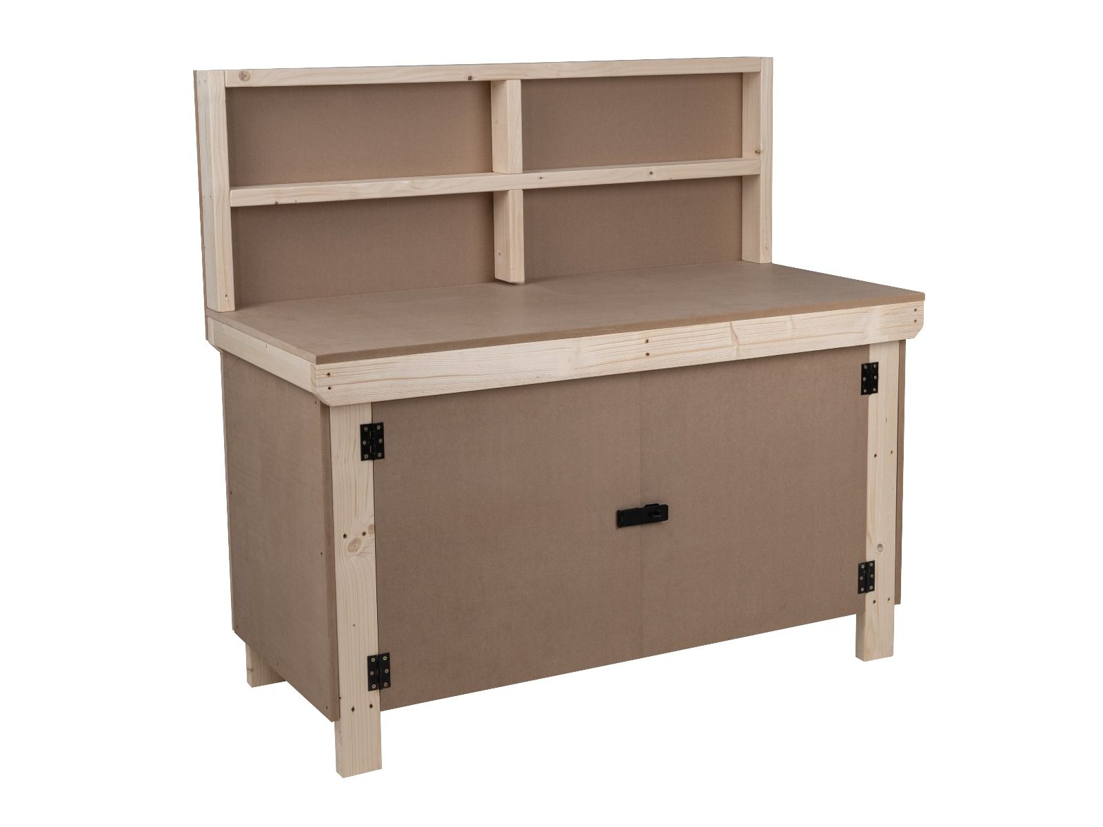 Wooden MDF Top Workbench & Lockable Cupboard – Arbor Garden Solutions