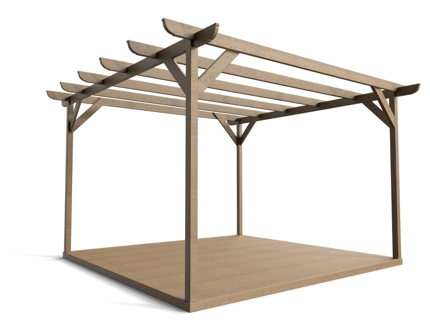 Wooden Pergola & Decking Kit – The Ultimate Outdoor Feature – Arbor ...
