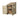 Slatted Wooden Log Store With Door and Shelf W-79cm, H-126cm or 180cm, D-88cm