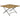 Sicily 8 Seater Teak and Wrought Iron Square 140cm Garden Dining Set