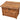 Wooden Tool Chest Storage (W-127cm, H-104cm, D-87cm) - Brown Finish