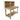 Wooden Workbench 18mm Eucalyptus Hardwood Top With Back Panel And Wheels