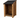 Wooden Log Store with Felt Roof W-79cm, H-126cm or 180cm, D-88cm - Brown Finish