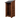 Wooden Log Store with Felt Roof W-79cm, H-126cm or 180cm, D-88cm - Brown Finish