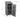 Wooden Log Store with Door W-79cm, H-126cm or 180cm, D-88cm - Brown Finish