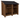 Wooden Log Store With Shelf and Felt Roof W-146cm, H-126cm or 180cm, D-88cm - Brown Finish