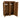 Wooden Garden Tool Storage (Roof Sloping Back) W-146cm, H-126cm or 180cm, D-88cm - Brown Finish