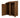 Wooden Garden Tool Storage W-146cm, H-126cm or 180cm, D-88cm - Brown Finish