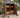 Wooden Log Store with Felt Roof, Doors and Shelf W-146cm, H-126cm or 180cm, D-88cm - Brown Finish