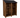 Wooden Log Store With Shelf and Felt Roof W-146cm, H-126cm or 180cm, D-88cm - Brown Finish