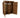 Wooden Log Store (Roof Sloping Back) with Door W-146cm, H-126cm or 180cm, D-88cm - Brown Finish