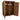 Wooden Log Store (Roof Sloping Back) with Door W-146cm, H-126cm or 180cm, D-88cm - Brown Finish
