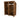 Wooden Log Store (Roof Sloping Back) with Shelf W-146cm, H-126cm or 180cm, D-88cm - Brown Finish