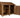 Wooden Garden Tool Storage with Shelf W-146cm, H-126cm or 180cm, D-88cm - Brown Finish