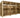 Wooden Log Store (Roof Sloping Back) with Shelf W-335cm, H-126cm or 180cm, D-88cm